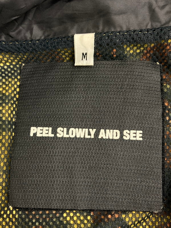 【中古品】【メンズ】 A BATHING APE アベイシングエイプ PEEL SLOWLY AND SEE ×GARY PANTHER JACKET ピール スローリー アンド シー ゲイリー パンサー ジャケット アウター 142-251216-jt-10-min サイズ：M カラー：イエロー系 万代Net店