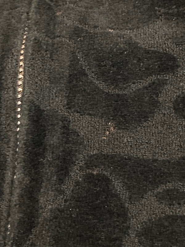 【中古品】【メンズ】 A BATHING APE アベイシングエイプ 2000年代 FULL ZIP JACQUARD HOODIE フルジップ ジャガード フーディ トップス 142-251216-jt-03-min サイズ：L カラー：ブラック 万代Net店