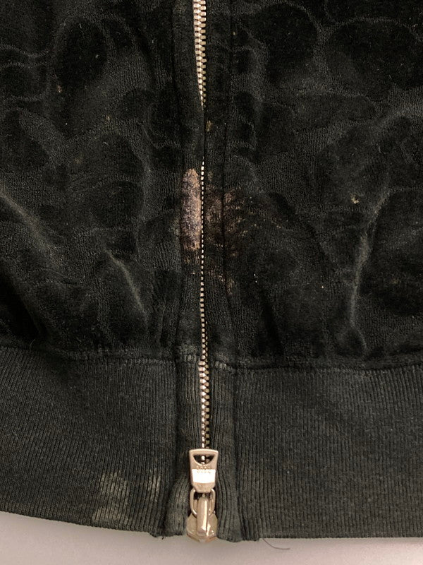 【中古品】【メンズ】 A BATHING APE アベイシングエイプ 2000年代 FULL ZIP JACQUARD HOODIE フルジップ ジャガード フーディ トップス 142-251216-jt-03-min サイズ：L カラー：ブラック 万代Net店