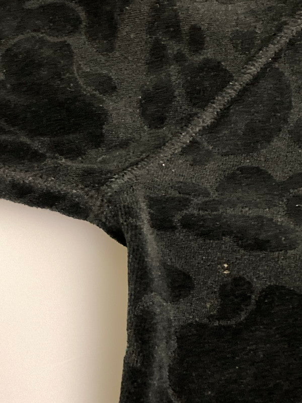 【中古品】【メンズ】 A BATHING APE アベイシングエイプ 2000年代 FULL ZIP JACQUARD HOODIE フルジップ ジャガード フーディ トップス 142-251216-jt-03-min サイズ：L カラー：ブラック 万代Net店