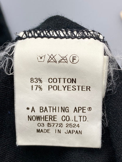 【中古品】【メンズ】 A BATHING APE アベイシングエイプ 2000年代 FULL ZIP JACQUARD HOODIE フルジップ ジャガード フーディ トップス 142-251216-jt-03-min サイズ：L カラー：ブラック 万代Net店