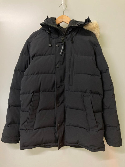 【中古品】【メンズ】 CANADA GOOSE カナダグース CARSON PARKA 3805JMA カーソン パーカー ダウンジャケット アウター 141-251216-jt-16-min サイズ：XL カラー：ブラック 万代Net店
