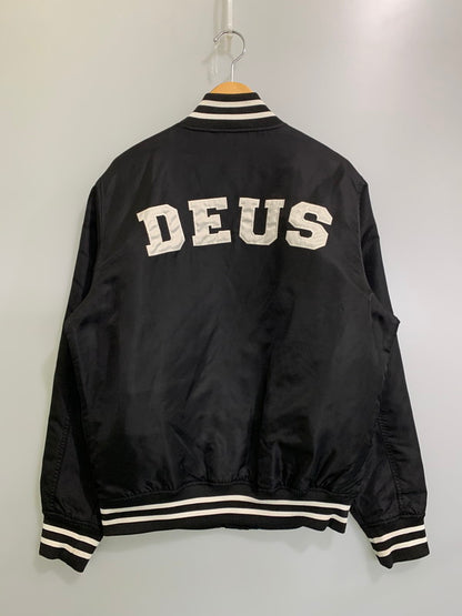 【中古品】【メンズ】 DEUS EX MACHINA デウスエクスマキナ スタジャン メンズ アウター スタジアムジャンパー ジャケット 142-251216-em-37-min サイズ：M カラー：ブラック 万代Net店