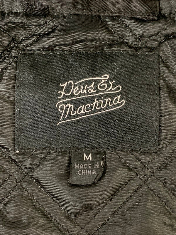 【中古品】【メンズ】 DEUS EX MACHINA デウスエクスマキナ スタジャン メンズ アウター スタジアムジャンパー ジャケット 142-251216-em-37-min サイズ：M カラー：ブラック 万代Net店