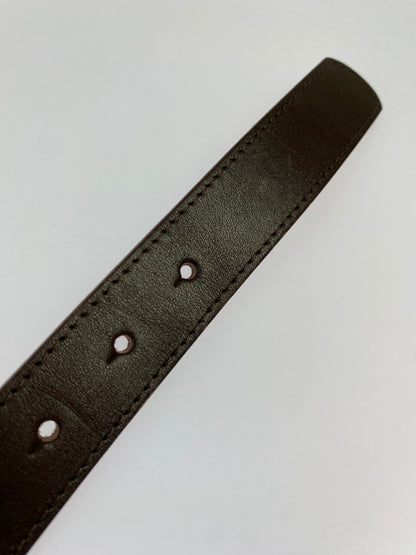 【中古品】【メンズ/レディース】 STUSSY ステューシー SS-LINK BUCKLE BELT SSリンク バックル ベルト レザーベルト 205-251223-em-09-min カラー：ブラウン 万代Net店