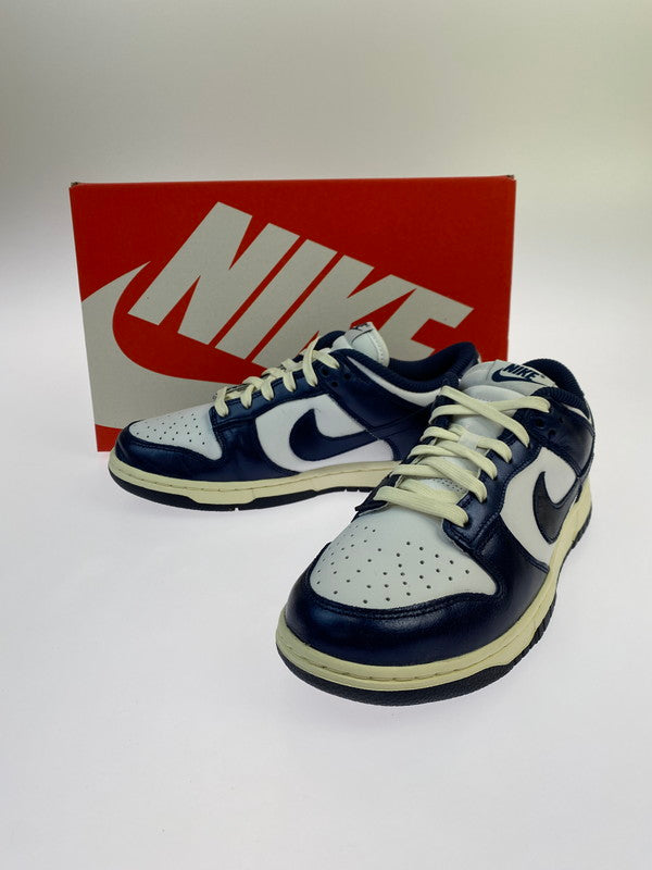 【中古品】【メンズ】 NIKE ナイキ WOMEN'S DUNK LOW PRM ウィメンズ ダンク ロー PRM FN7197-100 メンズ スニーカー 靴 シューズ 160-251218-em-24-min サイズ：26.0cm カラー：MIDNIGHT NAVY AND WHITE 万代Net店