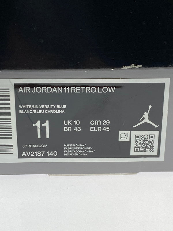 【中古美品】【メンズ】 NIKE ナイキ AIR JORDAN 11 LOW AV2187-140 エアジョーダン11 ロー メンズ スニーカー 靴 シューズ 160-251218-em-30-min サイズ：29.0cm カラー：CEMENT GREY 万代Net店