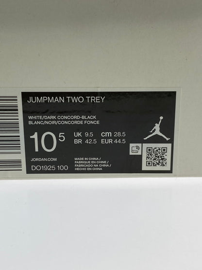 【中古美品】【メンズ】 NIKE ナイキ JORDAN BRAND JUMPMAN TWO TREY DO1925-100 ジョーダン ブランド ジャンプマン ツー トレイ メンズ スニーカー 靴 シューズ 160-251218-em-29-min サイズ：28.5cm カラー：WHITE DARK CONCORD BLACK 万代Net店