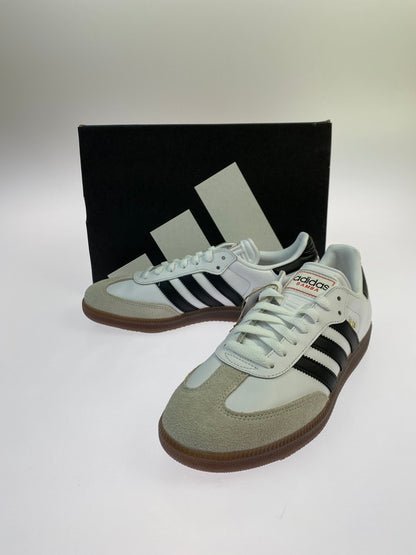 【中古美品】【メンズ】 adidas アディダス SANBA SNEAKER IH6001 サンバ スニーカー メンズ 靴 シューズ インドアコート フットボール サッカー 161-251218-em-35-min サイズ：26.0cm カラー： Cloud White / Core Black / Vivid Red 万代Net店