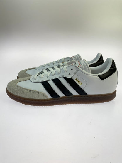 【中古美品】【メンズ】 adidas アディダス SANBA SNEAKER IH6001 サンバ スニーカー メンズ 靴 シューズ インドアコート フットボール サッカー 161-251218-em-35-min サイズ：26.0cm カラー： Cloud White / Core Black / Vivid Red 万代Net店