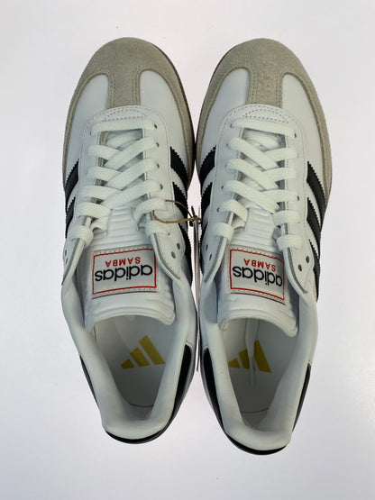 【中古美品】【メンズ】 adidas アディダス SANBA SNEAKER IH6001 サンバ スニーカー メンズ 靴 シューズ インドアコート フットボール サッカー 161-251218-em-35-min サイズ：26.0cm カラー： Cloud White / Core Black / Vivid Red 万代Net店