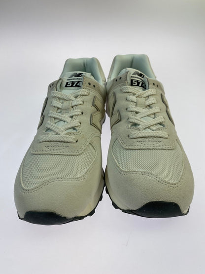 【中古美品】【メンズ】 NEW BALANCE ニューバランス U574OF2 スニーカー メンズ シューズ 靴 スエード メッシュアッパー 163-251218-em-40-min サイズ：27.0cm カラー：オフホワイト 万代Net店