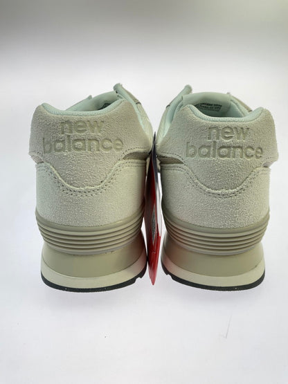 【中古美品】【メンズ】 NEW BALANCE ニューバランス U574OF2 スニーカー メンズ シューズ 靴 スエード メッシュアッパー 163-251218-em-40-min サイズ：27.0cm カラー：オフホワイト 万代Net店
