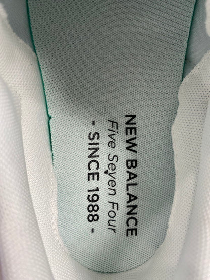 【中古美品】【メンズ】 NEW BALANCE ニューバランス U574OF2 スニーカー メンズ シューズ 靴 スエード メッシュアッパー 163-251218-em-40-min サイズ：27.0cm カラー：オフホワイト 万代Net店