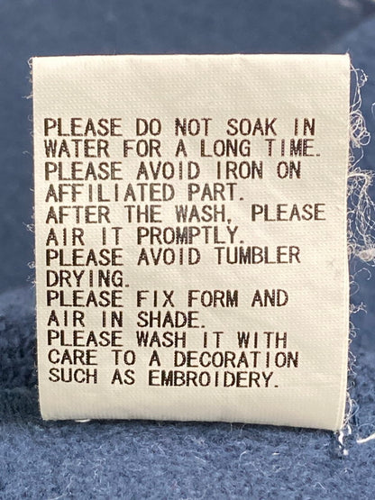 【現状渡し品】【メンズ】 A BATHING APE アベイシングエイプ GENERAL MADE COTTON STADIUM JACKET コットン スタジアム ジャケット スタジャン アウター 142-251219-yn-02-min サイズ：M カラー：ネイビー 万代Net店