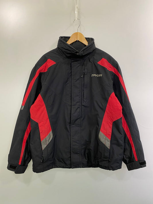 【中古品】【メンズ】 SPYDER スパイダー スキージャケット アウター 146-260108-jt-19-min サイズ：US L / JP O カラー：ブラック/レッド 万代Net店