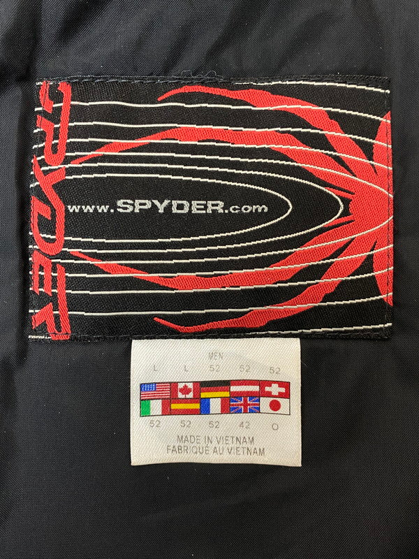 【中古品】【メンズ】 SPYDER スパイダー スキージャケット アウター 146-260108-jt-19-min サイズ：US L / JP O カラー：ブラック/レッド 万代Net店