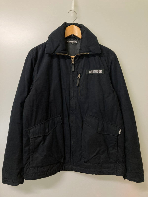 【中古品】【メンズ】 RESONATE GOODENOUGH 00S LOGO ZIP UP JACKET RO-0520 リゾネイトグッドイナフ ロゴ ジップアップジャケット アウター 142-251219-yn-01-min サイズ：M カラー：ブラック 万代Net店