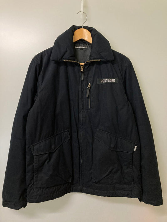 【中古品】【メンズ】 RESONATE GOODENOUGH 00S LOGO ZIP UP JACKET RO-0520 リゾネイトグッドイナフ ロゴ ジップアップジャケット アウター 142-251219-yn-01-min サイズ：M カラー：ブラック 万代Net店