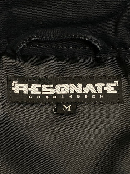 【中古品】【メンズ】 RESONATE GOODENOUGH 00S LOGO ZIP UP JACKET RO-0520 リゾネイトグッドイナフ ロゴ ジップアップジャケット アウター 142-251219-yn-01-min サイズ：M カラー：ブラック 万代Net店