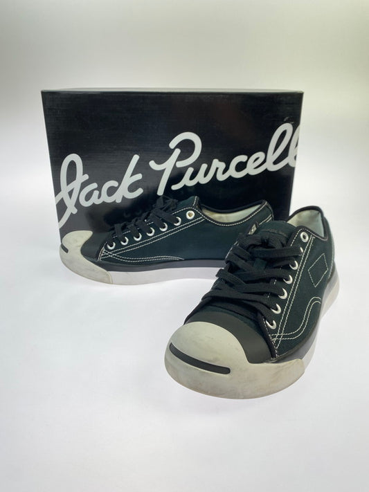 【中古品】【メンズ】 CONVERSE コンバース × FRAGMENT DESIGN フラグメント デザイン JACK PURCELL MODERN OX 160156C ジャックパーセル モダン オックス スニーカー メンズ シューズ 靴 162-251218-em-12-min サイズ：27.0cm カラー：FRAGMENT DESIGN BLACK 万代Net店