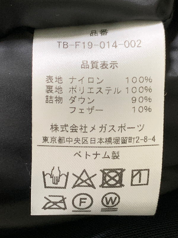 【中古品】【メンズ】 TARAS BOULBA タラスブルバ TB-F19-014-002 DOWN JACKET ダウンジャケット 144-251220-zi-47-min サイズ：LL カラー：ブラック/ライトブラウン 万代Net店