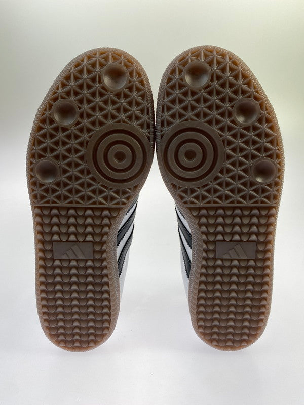 【中古美品】【メンズ】 adidas アディダス SAMBA IH6001 サンバ スニーカー メンズ フットボール サッカー 靴 シューズ 161-251218-em-37-min サイズ：27.0cm カラー：FOOTWEAR WHITE CORE BLACK VIVID RED 万代Net店