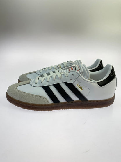 【中古美品】【メンズ】 adidas アディダス SAMBA IH6001 サンバ メンズ スニーカー サッカー フットボール 靴 シューズ 161-251218-em-38-min サイズ：27.0cm カラー：FOOTWEAR WHITE CORE BLACK VIVID RED 万代Net店
