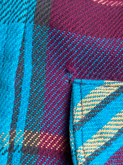 【現状渡し品】【メンズ】 FIVE BROTHER ファイブブラザー 90S FLANNEL SHIRT フランネルシャツ トップス 146-251222-zi-14-min サイズ：3XL カラー：ブルー/レッド系/イエロー/チェック柄 万代Net店