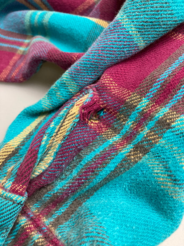 【現状渡し品】【メンズ】 FIVE BROTHER ファイブブラザー 90S FLANNEL SHIRT フランネルシャツ トップス 146-251222-zi-14-min サイズ：3XL カラー：ブルー/レッド系/イエロー/チェック柄 万代Net店