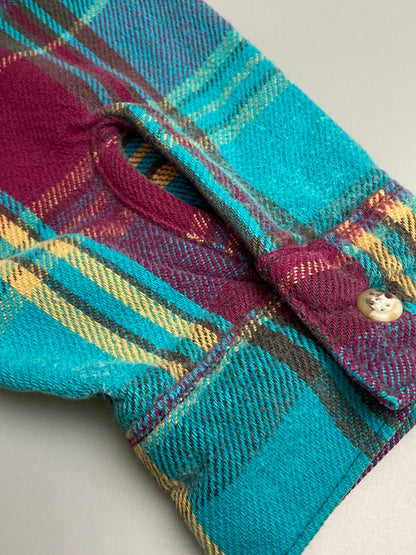 【現状渡し品】【メンズ】 FIVE BROTHER ファイブブラザー 90S FLANNEL SHIRT フランネルシャツ トップス 146-251222-zi-14-min サイズ：3XL カラー：ブルー/レッド系/イエロー/チェック柄 万代Net店