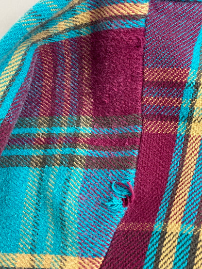 【現状渡し品】【メンズ】 FIVE BROTHER ファイブブラザー 90S FLANNEL SHIRT フランネルシャツ トップス 146-251222-zi-14-min サイズ：3XL カラー：ブルー/レッド系/イエロー/チェック柄 万代Net店