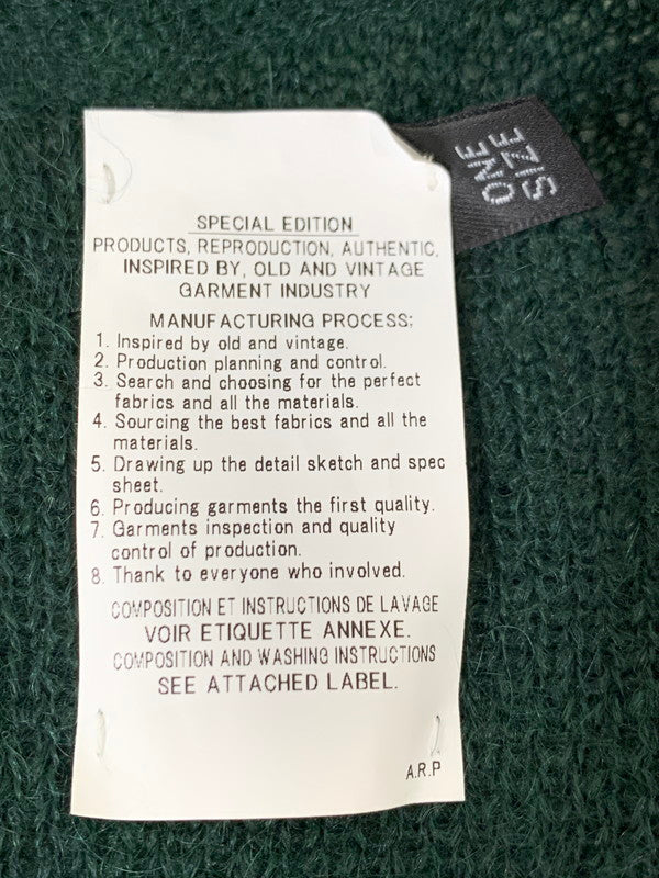 【中古品】【メンズ】 ARP MOHAIR CARDIGAN カーディガン 140-251220-zi-38-min サイズ：ONE SIZE カラー：グリーン 万代Net店