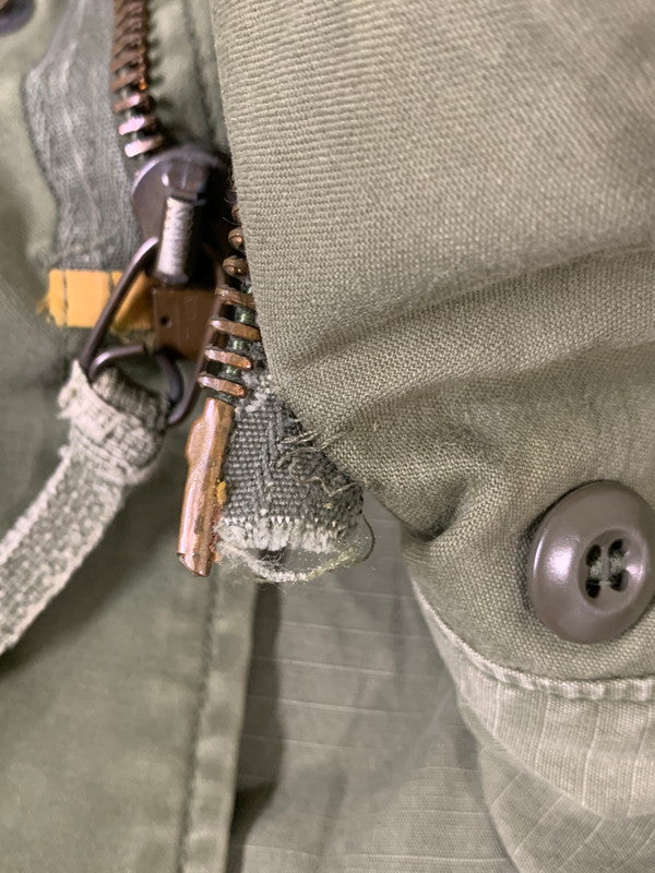 【現状渡し品】【メンズ】 US.MILITARY ユーエスミリタリー M-65 70S SCOVIL ZIP FIELD JACKET フィールドジャケット 146-251220-zi-36-min サイズ：不明 カラー：オリーブグリーン 万代Net店