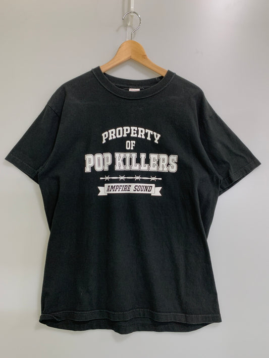 【中古品】【メンズ】 RALPH POP KILLERS TEE 半袖Tシャツ ショートスリーブ Printstarタグ 142-260718-AS-23-min サイズ：L カラー：ブラック 万代Net店