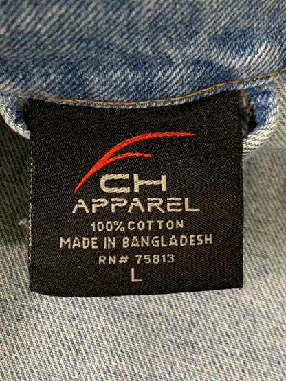 【中古品】【メンズ】 CH APPAREL DENIM JACKET デニムジャケット 146-251220-zi-48-min サイズ：L カラー：インディゴ 万代Net店