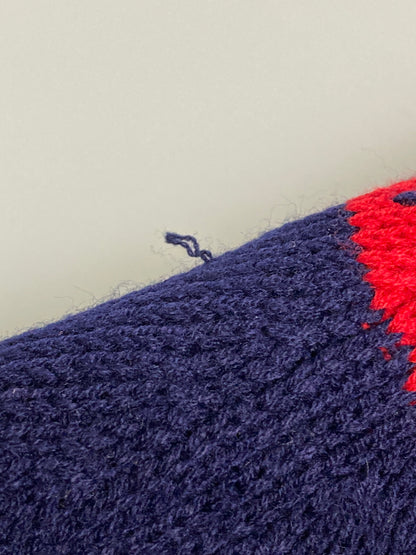【中古品】【メンズ】 J.C.PENNY ジェイ・シー ペニー 70-80S KNIT 70年代 80年代 ニット メンズ セーター ノルディック柄 146-251223-em-48-min サイズ：L カラー：ネイビー 万代Net店