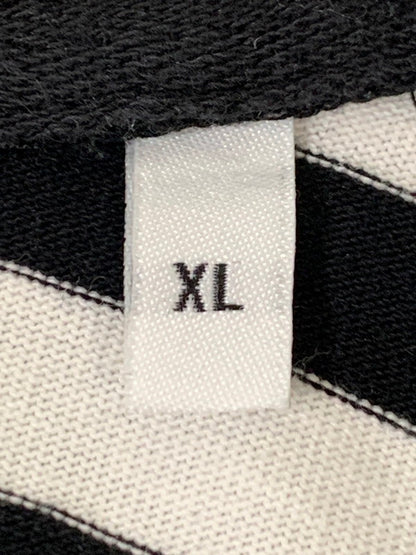 【中古品】【メンズ】 ami alexandre mattiussi アミアレクサンドレマチウシ HEART LOGO BORDER TEE ボーダー Tシャツ トップス 141-251220-zi-49-min サイズ：XL カラー：ブラック/ホワイト 万代Net店