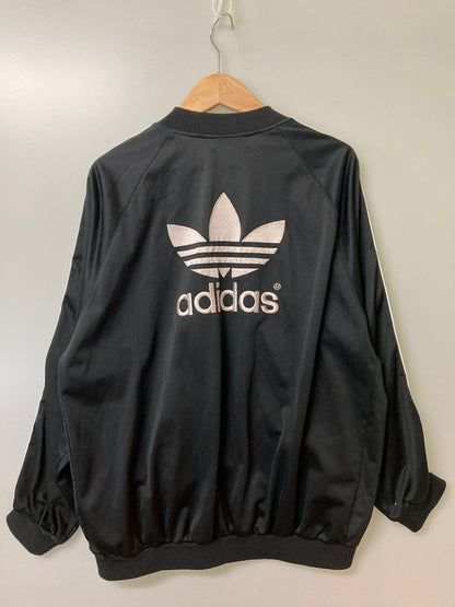 【中古品】【メンズ】 adidas アディダス 90S SST TRACK JACKET 90年代 トラック ジャケット メンズ フルジップ 刺繍 スポーツ 146-251223-em-47-min カラー：ブラック 万代Net店