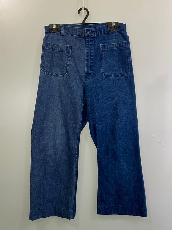 【現状渡し品】【メンズ】 MADE BY SUNNY SIDE UP メイド バイ サニー サイド アップ 再構築 DENIM PANTS デニムパンツ 151-251227-zi-25-min サイズ：3 カラー：インディゴ 万代Net店
