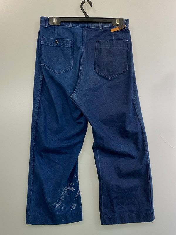 【現状渡し品】【メンズ】 MADE BY SUNNY SIDE UP メイド バイ サニー サイド アップ 再構築 DENIM PANTS デニムパンツ 151-251227-zi-25-min サイズ：3 カラー：インディゴ 万代Net店