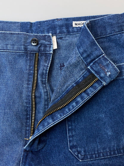 【現状渡し品】【メンズ】 MADE BY SUNNY SIDE UP メイド バイ サニー サイド アップ 再構築 DENIM PANTS デニムパンツ 151-251227-zi-25-min サイズ：3 カラー：インディゴ 万代Net店