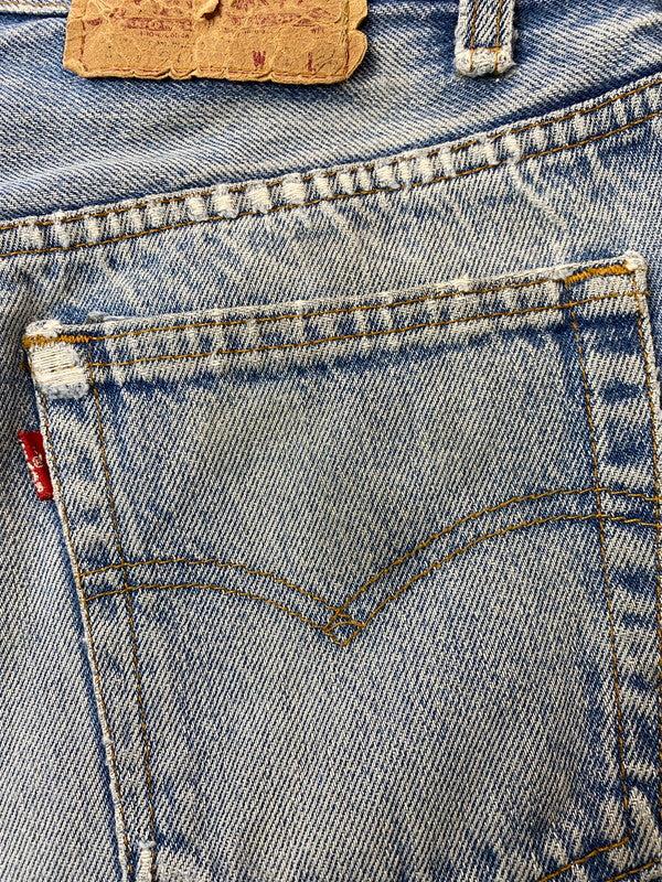 【現状渡し品】【メンズ】 Levi's リーバイス 80-90S 501 DENIM PANTS デニムパンツ ボトムス 157-251227-zi-23-min サイズ：不明 カラー：インディゴ 万代Net店