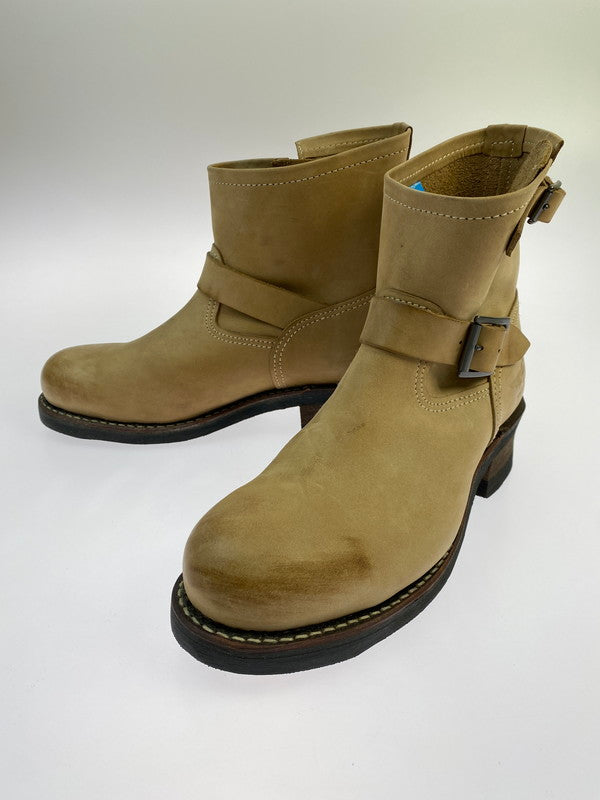 【中古品】【メンズ】 ALPHA INDUSTRIES アルファインダストリーズ ENGINEER BOOTS エンジニアブーツ メンズ 靴 シューズ 165-251223-em-26-min サイズ：26.5cm カラー：ライトブラウン 万代Net店