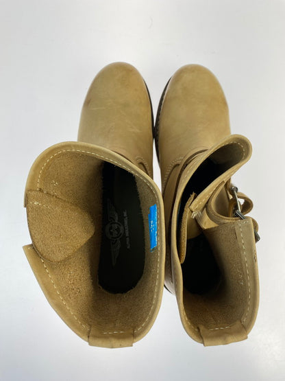 【中古品】【メンズ】 ALPHA INDUSTRIES アルファインダストリーズ ENGINEER BOOTS エンジニアブーツ メンズ 靴 シューズ 165-251223-em-26-min サイズ：26.5cm カラー：ライトブラウン 万代Net店