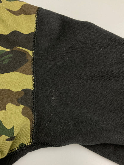 【中古品】【メンズ】 A BATHING APE アベイシングエイプ 1ST CAMO FULL ZIP HOODIE 001GDF201015X ファースト カモ フルジップ フーディ パーカー メンズ トップス 142-251223-em-35-min サイズ：L カラー：ブラック 万代Net店