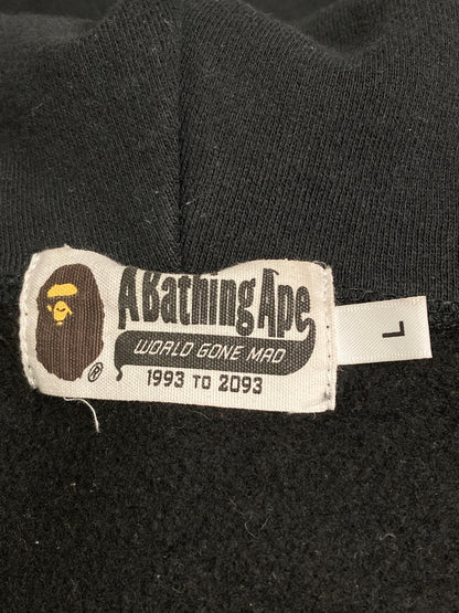 【中古品】【メンズ】 A BATHING APE アベイシングエイプ 1ST CAMO FULL ZIP HOODIE 001GDF201015X ファースト カモ フルジップ フーディ パーカー メンズ トップス 142-251223-em-35-min サイズ：L カラー：ブラック 万代Net店