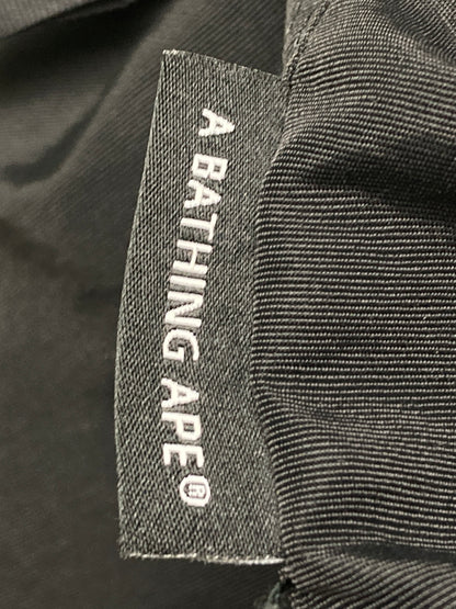 【中古品】【メンズ】 A BATHING APE アベイシングエイプ NYLON SNOWBOARD JACKET 01GDF201015X ナイロン スノーボード ジャケット メンズ アウター フーディ 142-251223-em-36-min サイズ：L カラー：ブラック 万代Net店