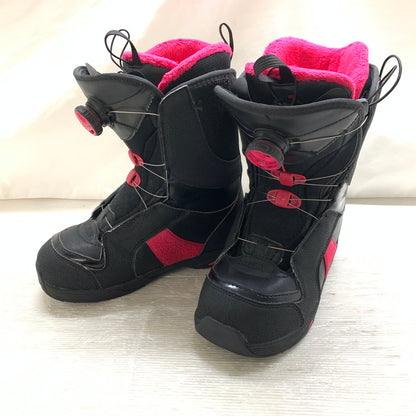 【現状渡し品】【メンズ/レディース】 SALOMON サロモン BOA スノーボードブーツ ボアブーツ スノボ靴 23.5cm 118-260914-ta-07-min 万代Net店