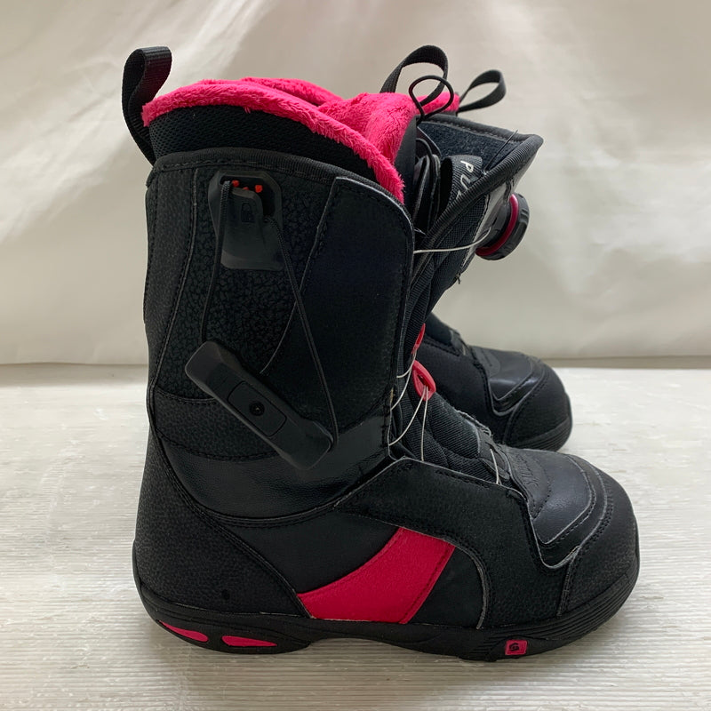 【現状渡し品】【メンズ/レディース】 SALOMON サロモン BOA スノーボードブーツ ボアブーツ スノボ靴 23.5cm 118-260914-ta-07-min 万代Net店